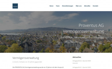 proventus-vw.ch screenshot