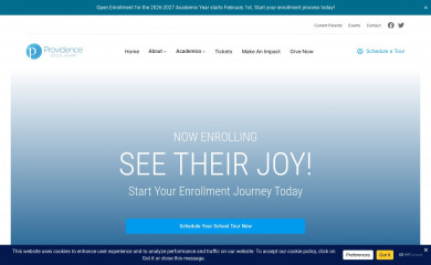 providenceartskc.org screenshot