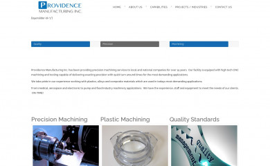 providencemfg.com screenshot
