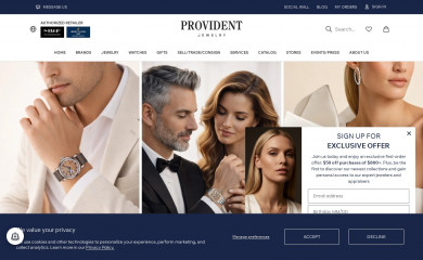 providentjewelers.com screenshot