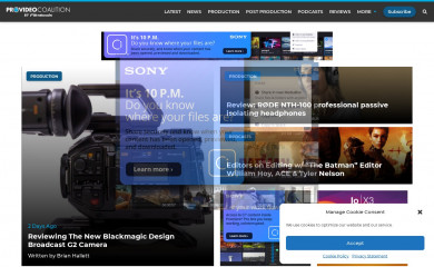 provideocoalition.com screenshot