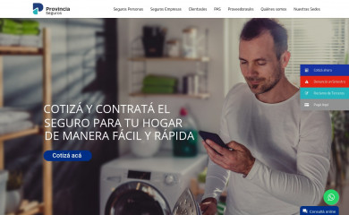 provinciaseguros.com.ar screenshot