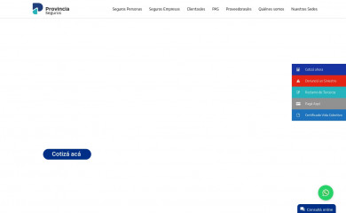 provinciaseguros.com.ar screenshot