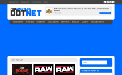 prowrestling.net screenshot
