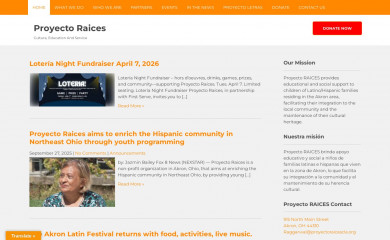 proyectoraicescla.org screenshot