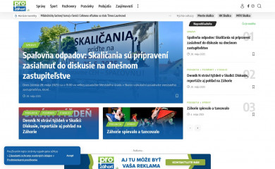 prozahori.sk screenshot
