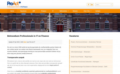 pro-act.nl screenshot