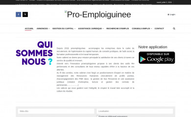 pro-emploiguinee.com screenshot