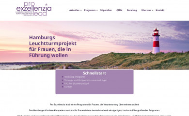 pro-exzellenzia.de screenshot