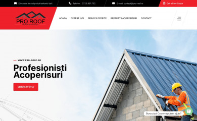pro-roof.ro screenshot