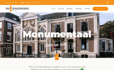 pro-schilderwerken.nl screenshot