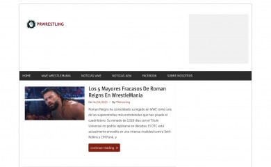 prwrestling.com screenshot