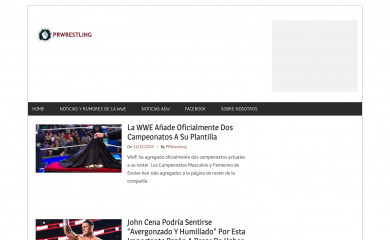 prwrestling.com screenshot