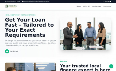 prudentialfinancial.com.au screenshot