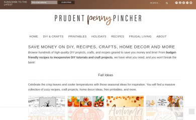 prudentpennypincher.com screenshot