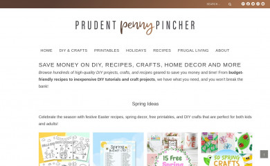 prudentpennypincher.com screenshot