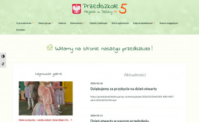 przedszkole5debica.pl screenshot