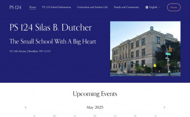 ps124brooklyn.org screenshot