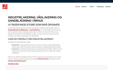 psindustrilakering.dk screenshot