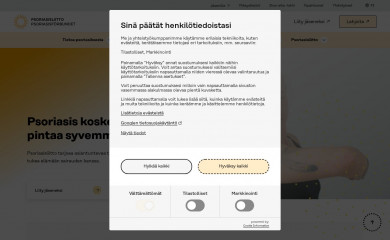 psori.fi screenshot