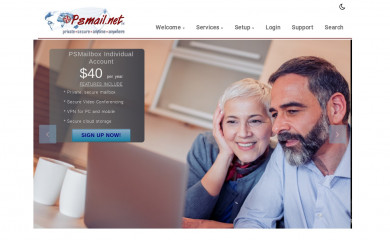 psmail.net screenshot