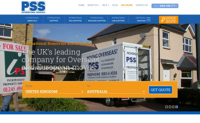pssremovals.com screenshot