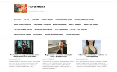psvcentras.lt screenshot