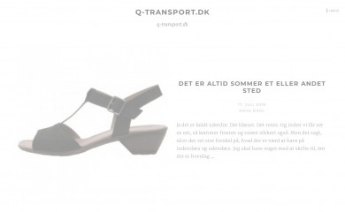 q-transport.dk screenshot