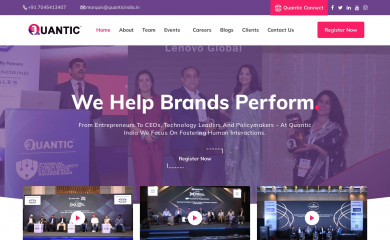quanticindia.com screenshot