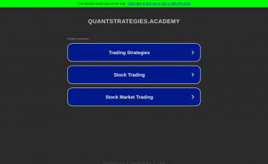 quantstrategies.academy screenshot