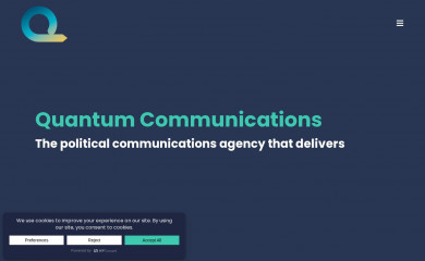 quantumcommunications.co.uk screenshot