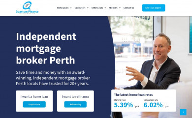 quantumfinance.com.au screenshot