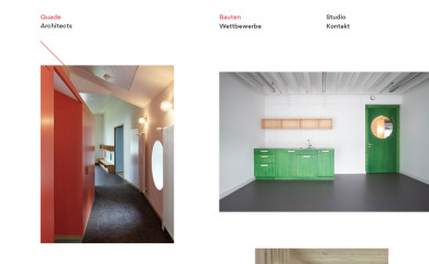 quade-architects.ch screenshot