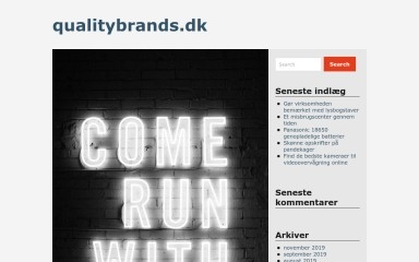 qualitybrands.dk screenshot