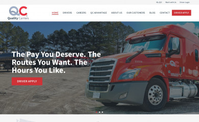 qualitycarriers.com screenshot