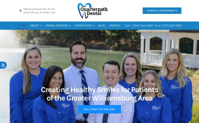 quarterpathdental.com screenshot
