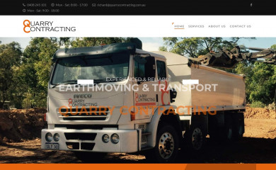 quarrycontracting.com.au screenshot