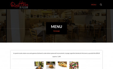 quattrolapizzeria.it screenshot