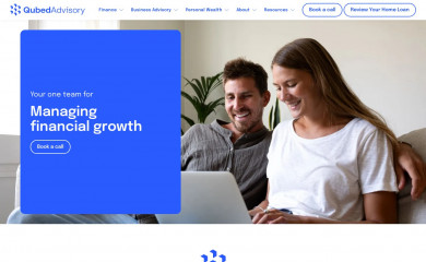 qubedadvisory.com.au screenshot