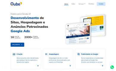 qubedesign.com.br screenshot