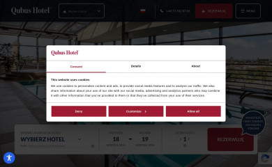 qubushotel.com screenshot