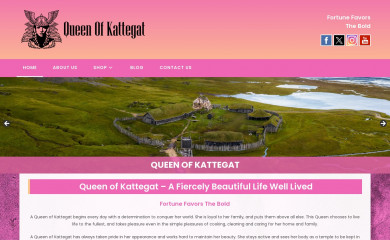 queenofkattegat.com screenshot