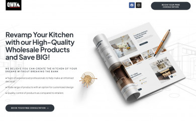queenslandwholesalekitchens.com screenshot