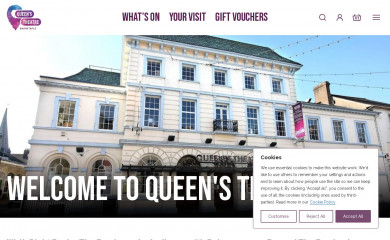 queenstheatre-barnstaple.com screenshot