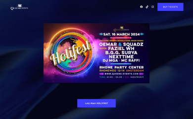 queens-events.com screenshot