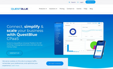 questblue.com screenshot