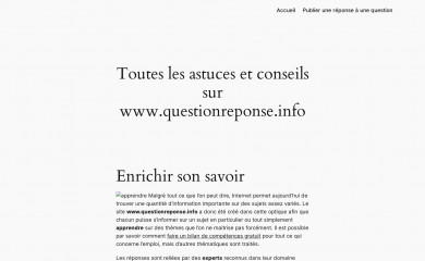 questionreponse.info screenshot