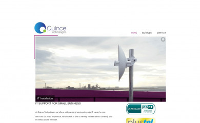 quincetechnologies.co.uk screenshot