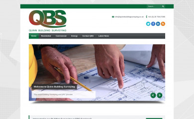 quinnbuildingsurveying.co.uk screenshot