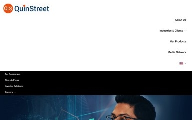 quinstreet.com screenshot